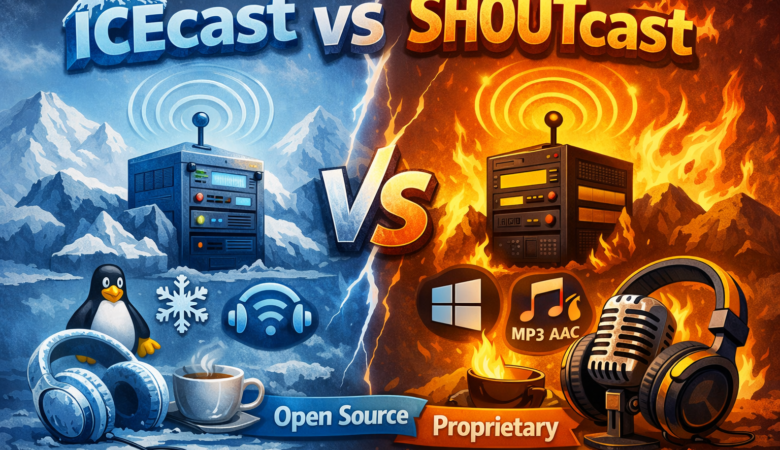 Icecast of SHOUTcast – Wat is beter?