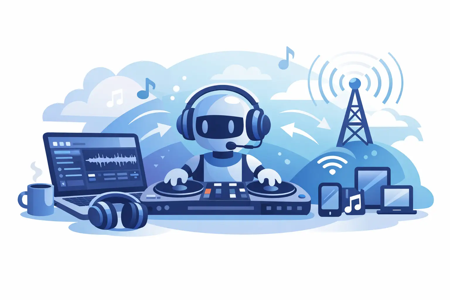 AutoDJ voor internetradio uitgelegd