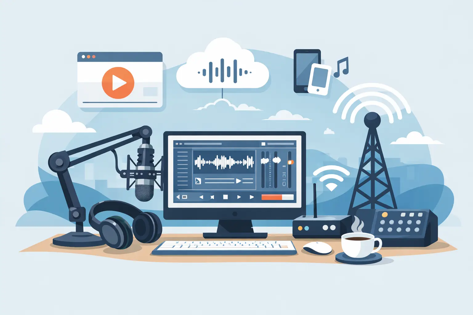 Hoe begin je een internetradiozender?