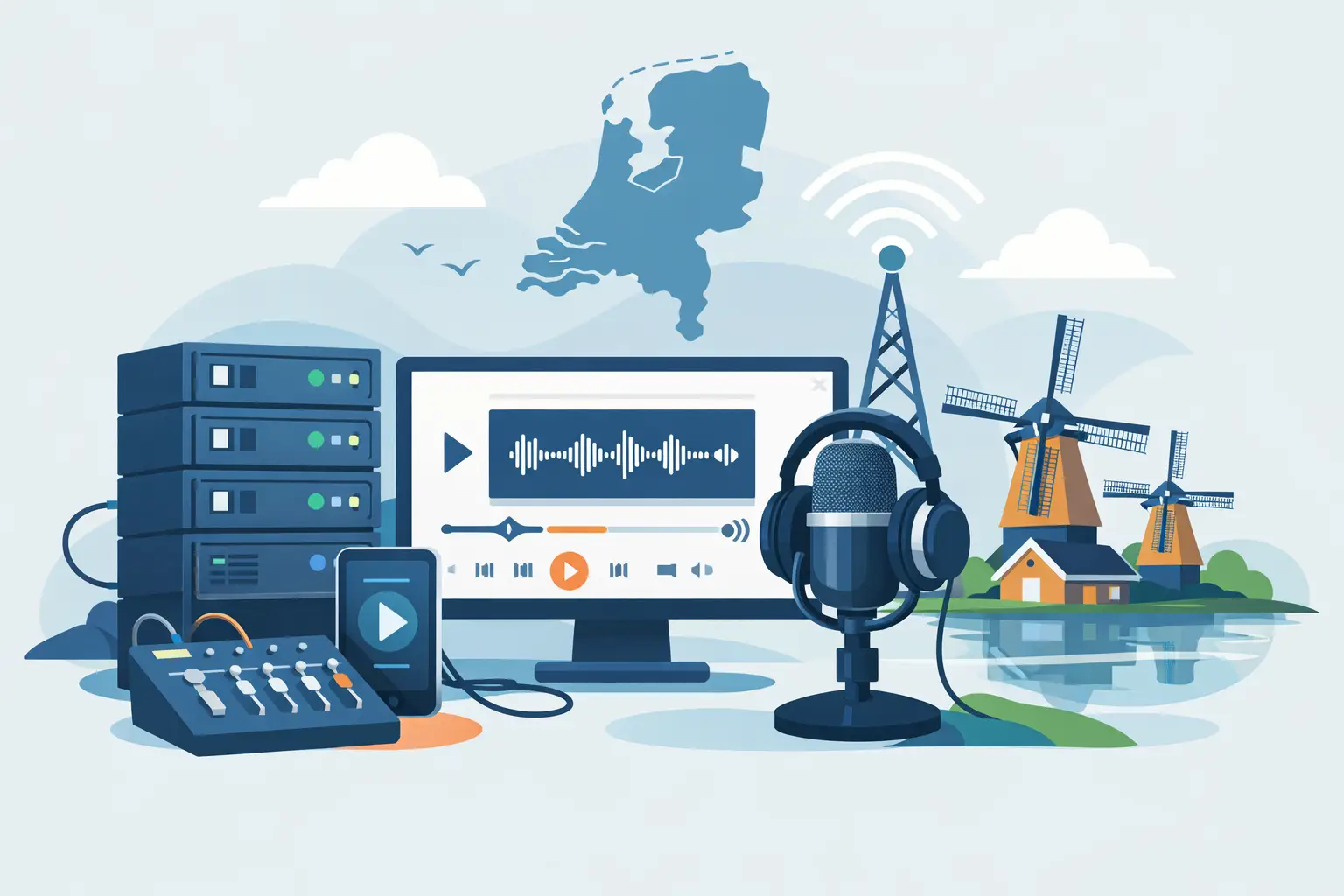 Shoutcast hosting Nederland kiezen zonder gedoe